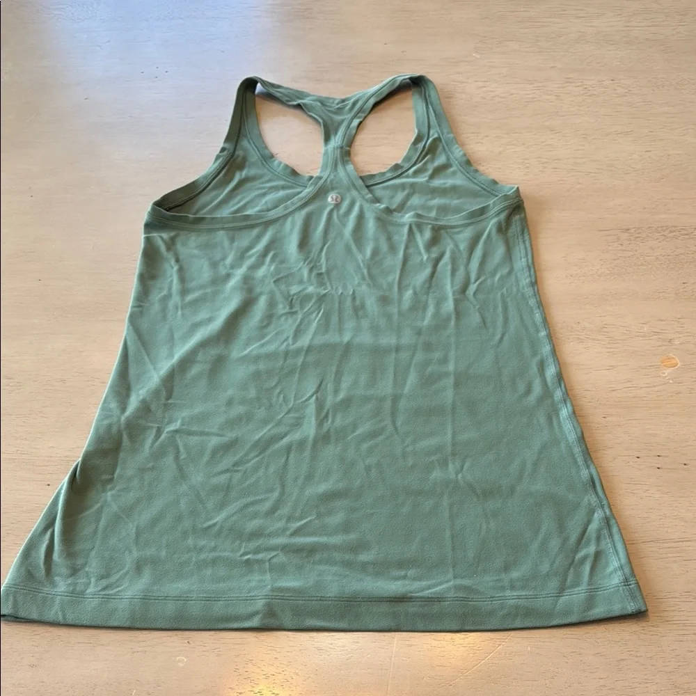lululemon athletica Racerback Tank Top in Sage Green